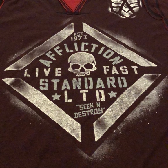 Affliction LS Shirt Reversible Size XLarge - Picture 2 of 5